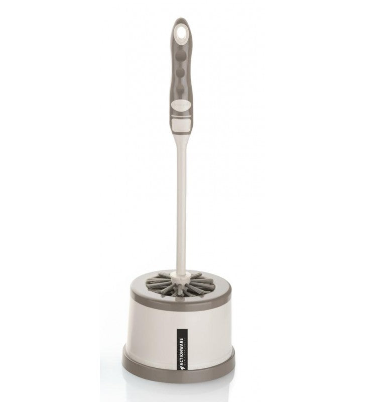BRIGHT ROUND TOILET BRUSH WITH HOLDER