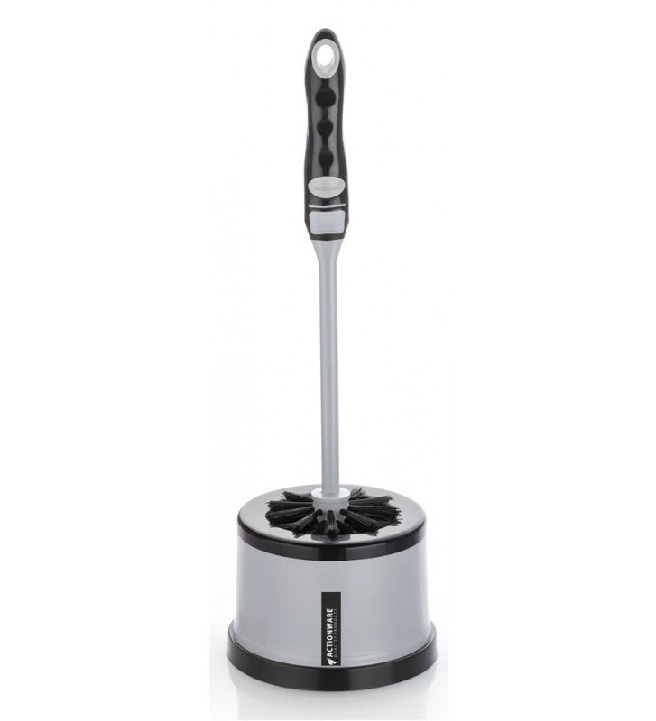 BRIGHT ROUND TOILET BRUSH WITH HOLDER