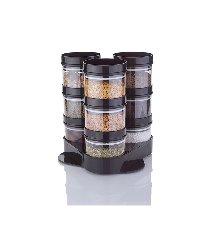 CRYSTAL FOOD CONTAINER - 250ML   (9PCS PER 1 SET)